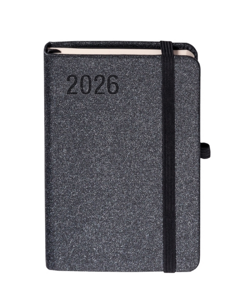 Kalendarz książkowy A6 TDW Sakura czarny Antra